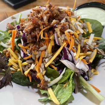 Bee's Knees Pub & Catering - House Salad that's a Side but huge portion and was so yummy and Fresh! This came with my entree! So good!! - Bars Near Me - Idaho Falls, Idaho Bee's Knees Pub & Catering - House Salad that's a Side but huge portion and was so yummy and Fresh! This came with my entree! So good!! - Bars Near Me - Idaho Falls, Idaho