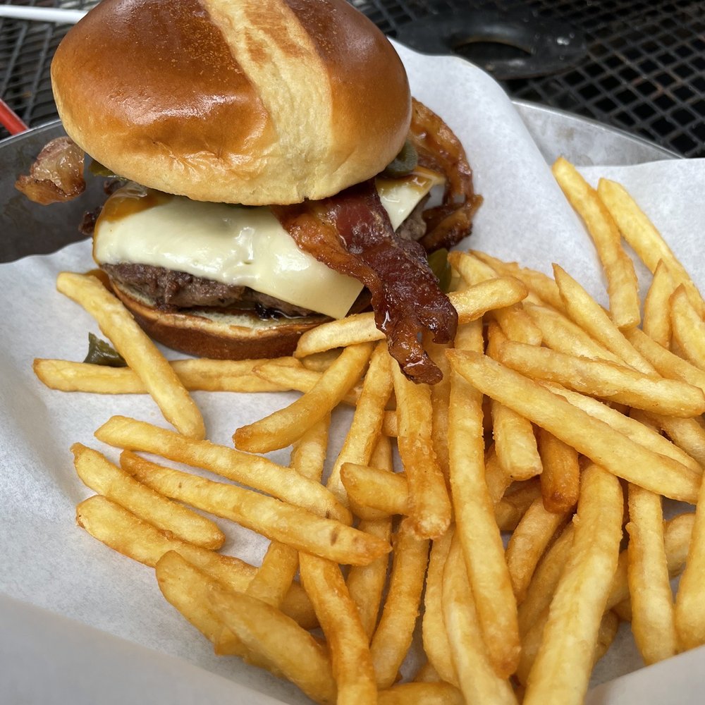 Sur Burger - The Big Kahuna Burger with Fries - Burgers Near Me - Monterey, California