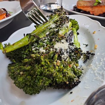 Vela - Broccoli was really burned.  I should have showed you the underside of it,  so bitter and burnt.   The whole meal was - Venues & Event Spaces Near Me - Toronto, Ontario