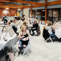Wine & Canvas - Shady Creek Winery~ Michigan City~Wine & Canvas on the Go!