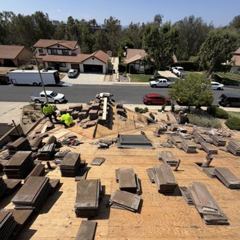A to Z Solutions - Checking for all damaged sections of the decking to prepare for decking inspection for a tile reset In San Dimas! - Roofing Near Me - Riverside, California A to Z Solutions - Checking for all damaged sections of the decking to prepare for decking inspection for a tile reset In San Dimas! - Roofing Near Me - Riverside, California
