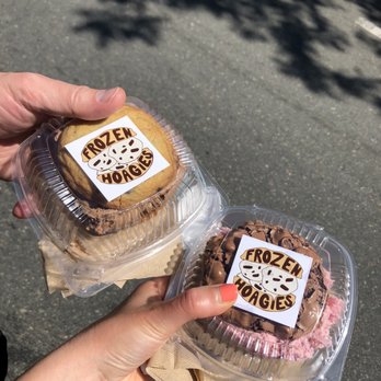 Frozen Hoagies - two cupcakes with frosting - Desserts Near Me - Winchester, Massachusetts