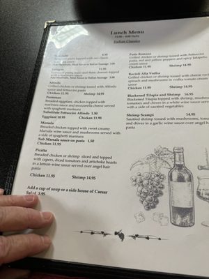 Menu photo 1 Marsala’s Italian Grill Conroe, TX