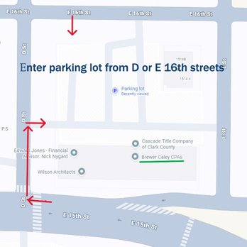 Brewer Caley CPAs - Map for off-street office parking - Accountants Near Me - Vancouver, Washington Brewer Caley CPAs - Map for off-street office parking - Accountants Near Me - Vancouver, Washington