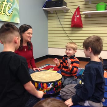 Ms. Clara's Joyful Learning Center - Banging on the Big Bang Drum - Musical Instruments & Teachers Near Me - Brookfield, Illinois