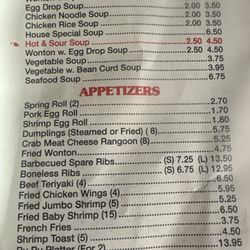 Imperial Garden - Soups and Appetizers