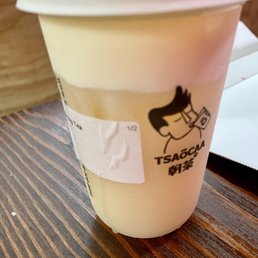 a cup of coffee on a table