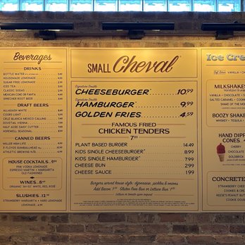 Small Cheval- Fulton Market - Menu - IG @bougiefoodieboi - Burgers Near Me - Chicago, Illinois Small Cheval- Fulton Market - Menu - IG @bougiefoodieboi - Burgers Near Me - Chicago, Illinois