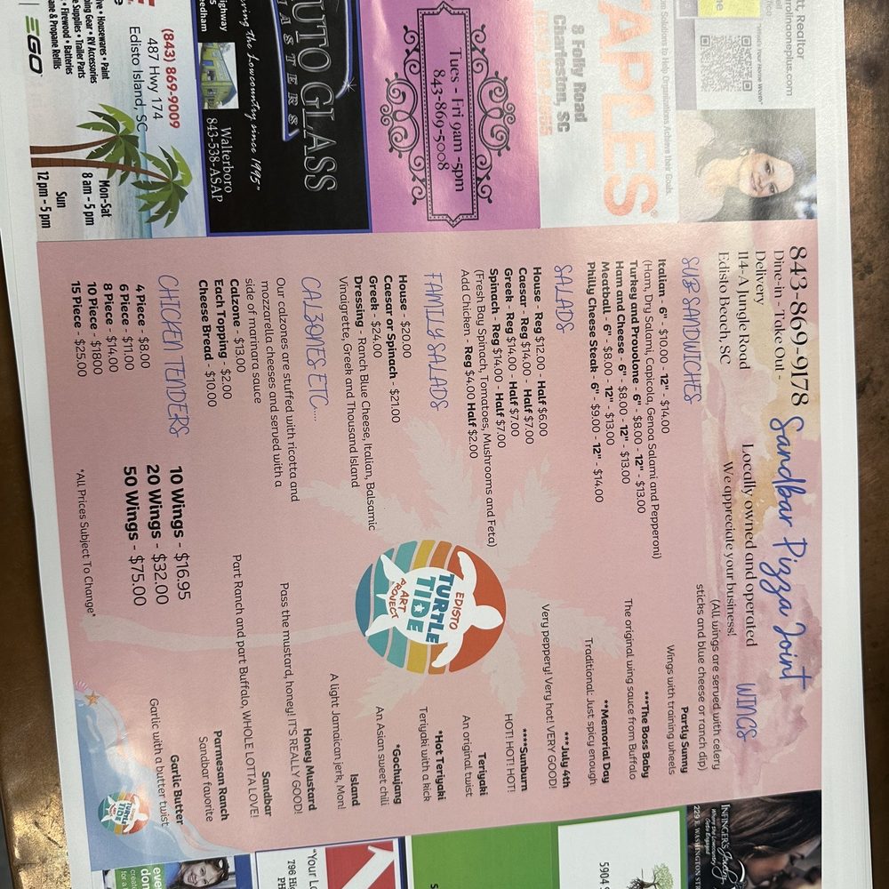 Sandbar Pizza Joint - Pizza Near Me - Edisto Island, South Carolina Sandbar Pizza Joint - Pizza Near Me - Edisto Island, South Carolina