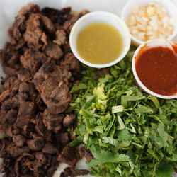 Carnitas el Guero - Fajita with the 1 pound Combo