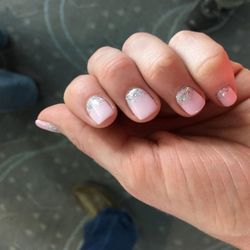 The Deep Blue Sea Sanctuary - Beautiful nails with some extra sparkle.