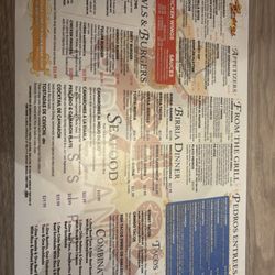 Pedro's Tacos & Tequila Bar - Menu