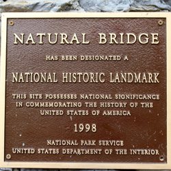 Natural Bridge National Historic Landmark