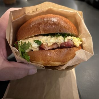 Eggslut - Egg salad sandwich with bacon - Breakfast & Brunch Near Me - Las Vegas, Nevada