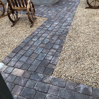 Raintree Landscaping - a brick patio with a fire pit - Landscaping Near Me Raintree Landscaping - a brick patio with a fire pit - Landscaping Near Me