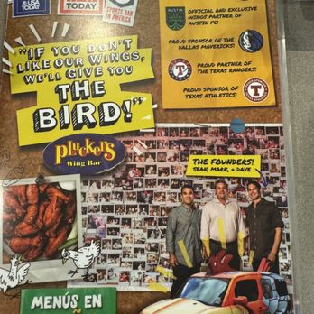 Pluckers Wing Bar - Selma - Menu - Chicken Wings Near Me - Selma, Texas