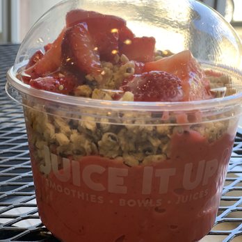 Juice It Up! - Smoothie bowl- strawberry wave - Juice Bars & Smoothies Near Me - Riverside, California