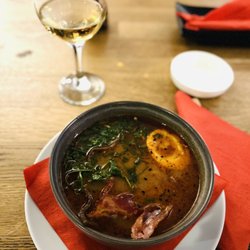Hoshi Sushi - Choya wine with spicy soup