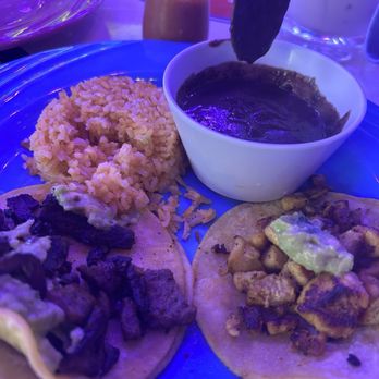 Desvelados - Kids meal 2 taco with rice and beans. - Mexican Near Me - Glendale, California
