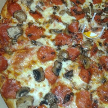 Two Guys From Italy - Pepperoni mushroom pizza - very good! - Pizza Near Me - Glendale, California Two Guys From Italy - Pepperoni mushroom pizza - very good! - Pizza Near Me - Glendale, California