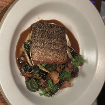 Redbird - CALIFORNIA SEA BASS - New American Near Me - Los Angeles, California
