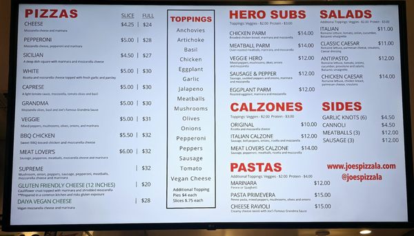 Joe's Pizza Mid-City by null