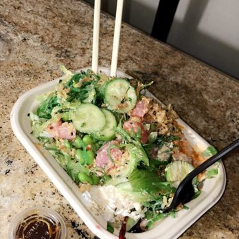 One Poke - Spicy salmon and tuna protein bowl - Hawaiian Near Me - El Segundo, California One Poke - Spicy salmon and tuna protein bowl - Hawaiian Near Me - El Segundo, California