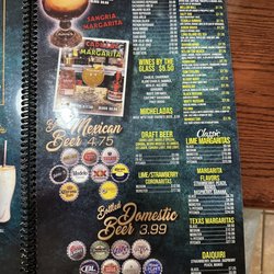 Don Tequila - Drink menu. But, they have specials posted as you walk in.