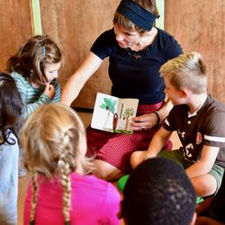 Waldorf School of Garden City - Young students in German class.