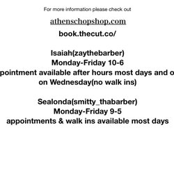 Chop Shop Barbershop - Info