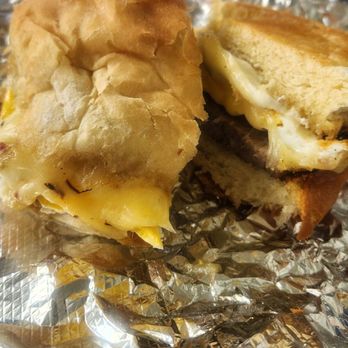 Chatty Magpie Cafe - Sausage, egg and cheese on brioche, with cream cheese. Genius! - Breakfast & Brunch Near Me - North Charleston, South Carolina Chatty Magpie Cafe - Sausage, egg and cheese on brioche, with cream cheese. Genius! - Breakfast & Brunch Near Me - North Charleston, South Carolina