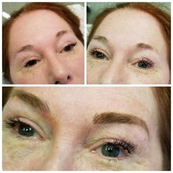 Naturally Beautiful Permanent Make-Up - Beautiful changes with Microbladed Brows !!