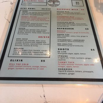 Wellness Tree - Menu 1 - Chiropractors Near Me - Spokane, Washington