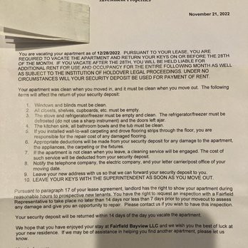 Fairfield Creekside At Patchogue - Lease ends on 12/31/22. 2 years there and nothing now but threats. Stay Away! - Apartments Near Me - Patchogue, New York