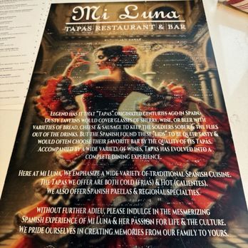 Mi Luna Tapas Restaurant & Bar - Mi Luna experience - Tapas/Small Plates Near Me - Houston, Texas