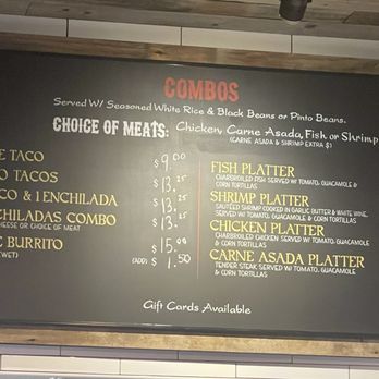 Baja Fish Tacos - Combo Menu (5/24) - Seafood Near Me - Mission Viejo, California Baja Fish Tacos - Combo Menu (5/24) - Seafood Near Me - Mission Viejo, California