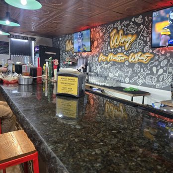 Wings Y Mas - Bar area inside the restaurant - Chicken Wings Near Me - Tucson, Arizona Wings Y Mas - Bar area inside the restaurant - Chicken Wings Near Me - Tucson, Arizona