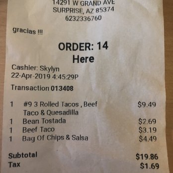 Master Taco - Mexican Near Me - Surprise, Arizona