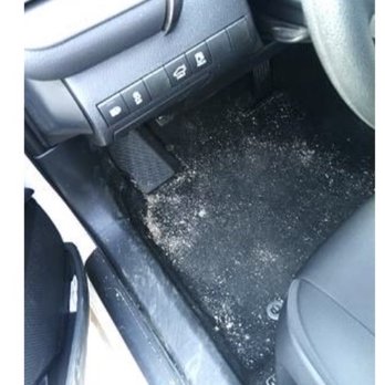 Budget - Drivers side floorboard - Car Rental Near Me - Denver, Colorado