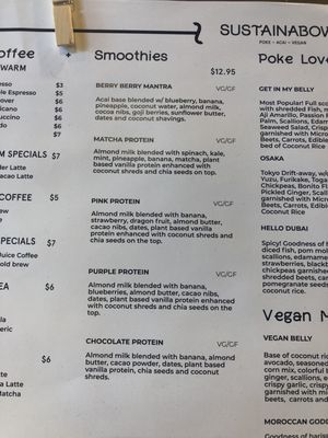 Menu photo 3 Sustainabowl Culver City, CA