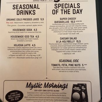 Holybelly - Menu - Breakfast & Brunch Near Me - Paris, 75 Holybelly - Menu - Breakfast & Brunch Near Me - Paris, 75