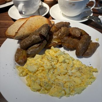 Corinne - Eggs your way with sausage and potatoes - American Near Me - San Antonio, Texas
