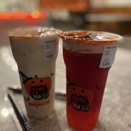 Rosehip Lemonade and Winter Melon Milk Tea Rosehip Lemonade and Winter Melon Milk Tea