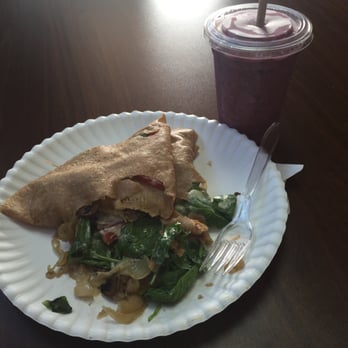 Sugar Studios Cafe - Trying out the savory crepes and smoothies. Very tasty! I got mushroom,onion,spinach and tomato with Dijon mustard. - Bakeries Near Me - Silverdale, Washington Sugar Studios Cafe - Trying out the savory crepes and smoothies. Very tasty! I got mushroom,onion,spinach and tomato with Dijon mustard. - Bakeries Near Me - Silverdale, Washington