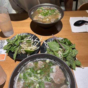 Pho Than - Both our bowls! - Vietnamese Near Me - Duluth, Georgia