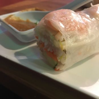 Pho 88 - Fatty shrimp spring roll. Really fresh and yummy. The sauce is not your typical peanut butter based sauce. It's sweeter and better. - Vietnamese Near Me - Bakersfield, California Pho 88 - Fatty shrimp spring roll. Really fresh and yummy. The sauce is not your typical peanut butter based sauce. It's sweeter and better. - Vietnamese Near Me - Bakersfield, California