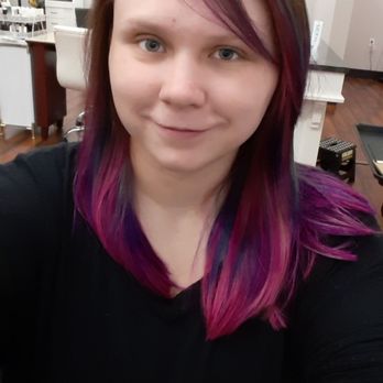 Black Tulip Salon & Spa - Pink purple blue ombre - Hair Salons Near Me - Holland, Michigan