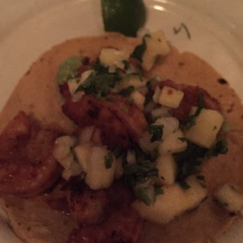 Campechano Taquería - Chipotle Shrimp with Pineapple. Best taco! - Mexican Near Me - Toronto, Ontario