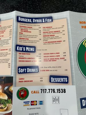 Menu photo 2 Brother's Pizza Newville, PA