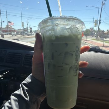 Starbucks - Ice Matcha Venti with Caramel Drizzle - Coffee & Tea Near Me - Orland, California Starbucks - Ice Matcha Venti with Caramel Drizzle - Coffee & Tea Near Me - Orland, California